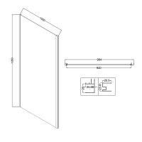 Душевой уголок Niagara Nova NG-65-13CH-CH100-34 № 13