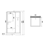 Душевая кабина Niagara Standart ST90/15Q/BL/BK № 9