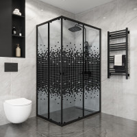 Душевой уголок Niagara Eco NG-1012-14Q BLACK № 1