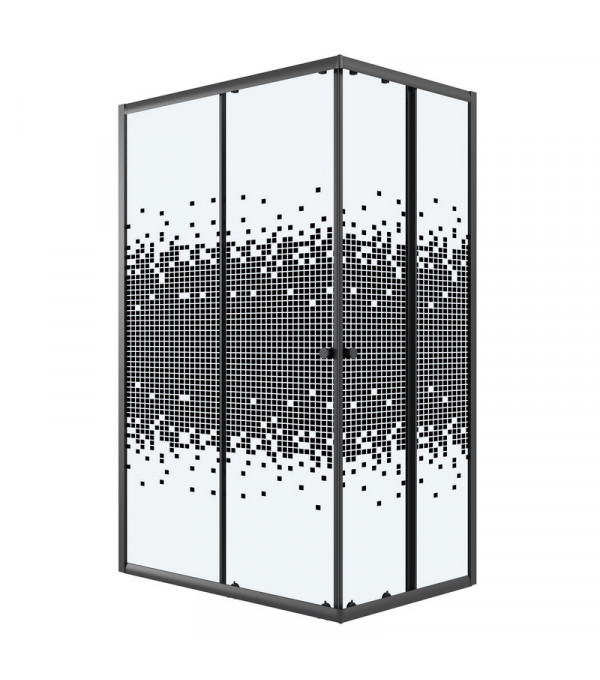 Душевой уголок Niagara Eco NG-1012-14Q BLACK